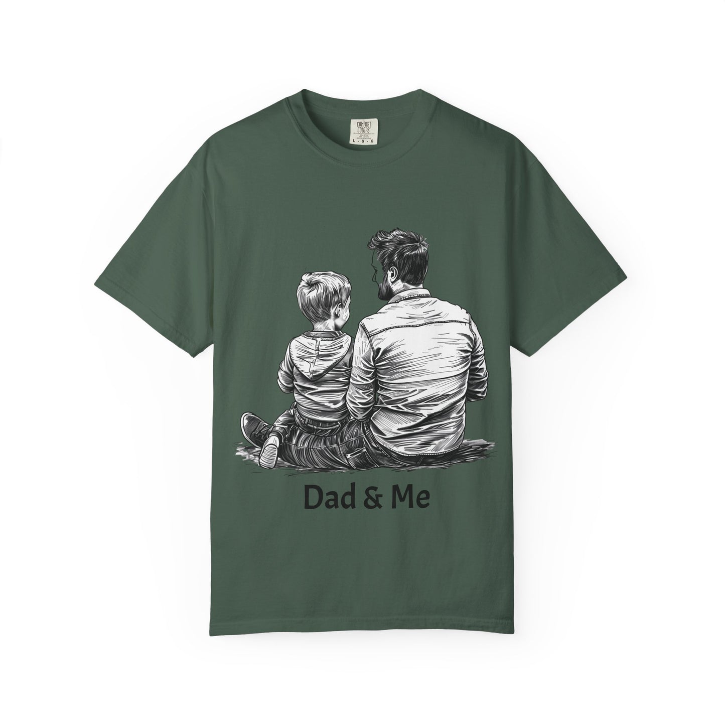 Dad & Me Unisex Garment-Dyed T-Shirt - Perfect Gift for Father's Day and Family Occasions
