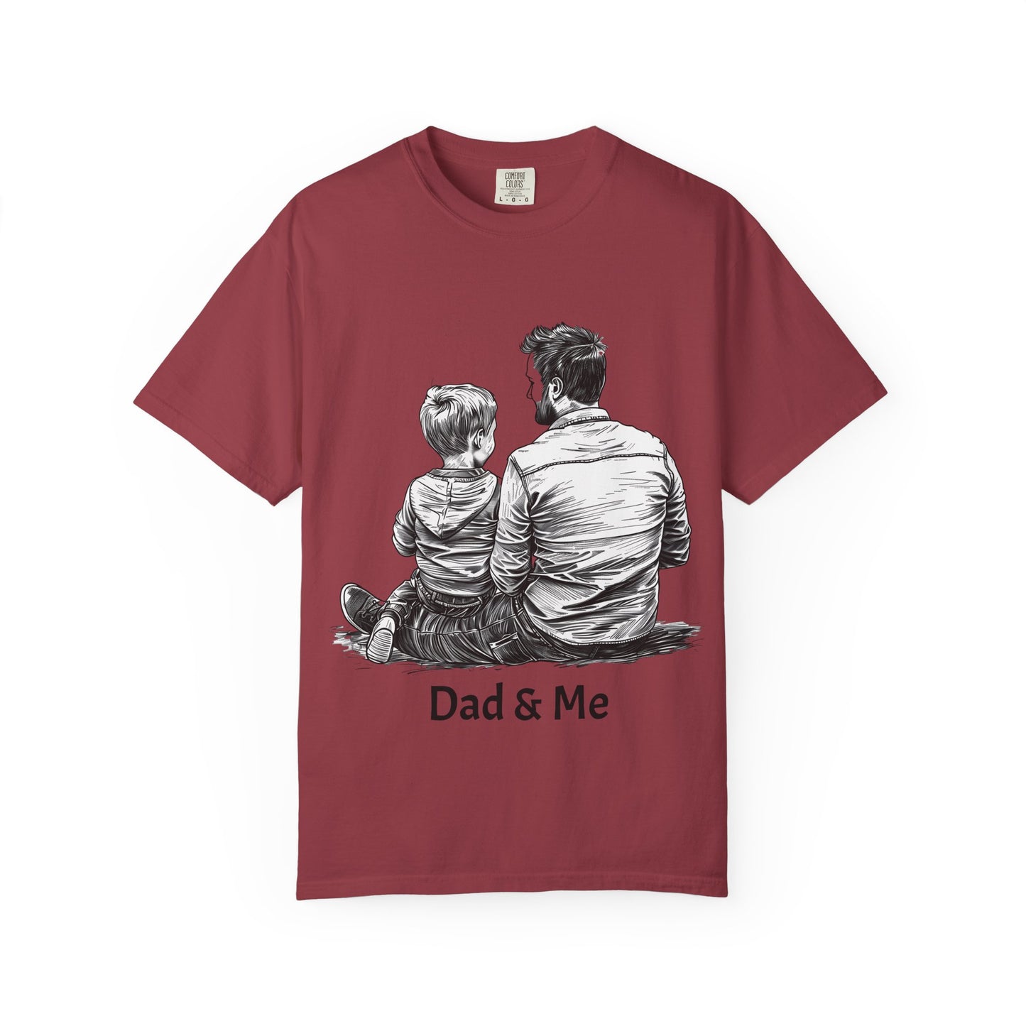 Dad & Me Unisex Garment-Dyed T-Shirt - Perfect Gift for Father's Day and Family Occasions