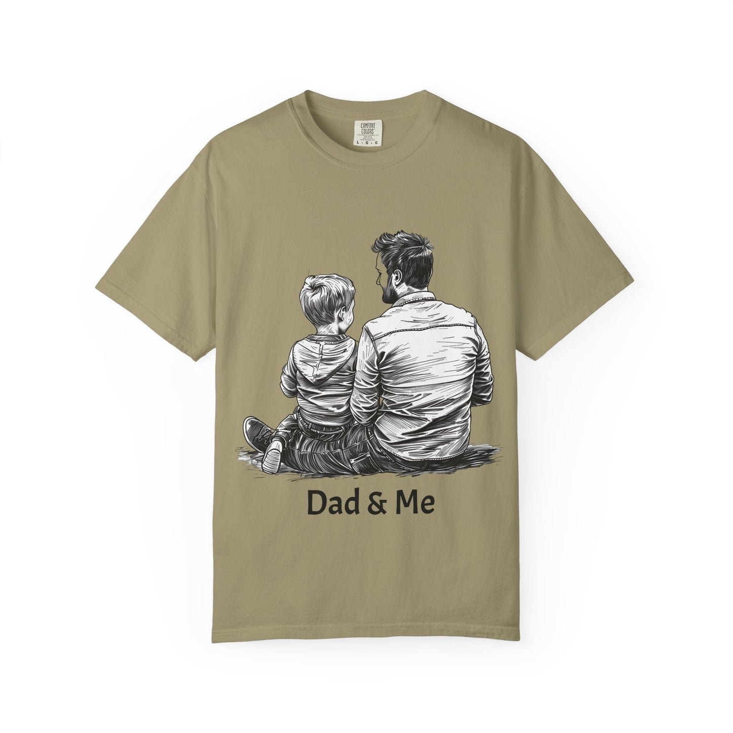 Dad & Me Unisex Garment-Dyed T-Shirt - Perfect Gift for Father's Day and Family Occasions