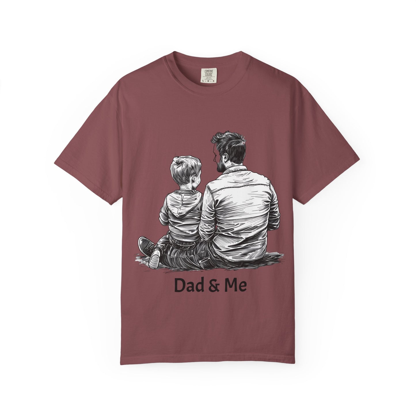 Dad & Me Unisex Garment-Dyed T-Shirt - Perfect Gift for Father's Day and Family Occasions