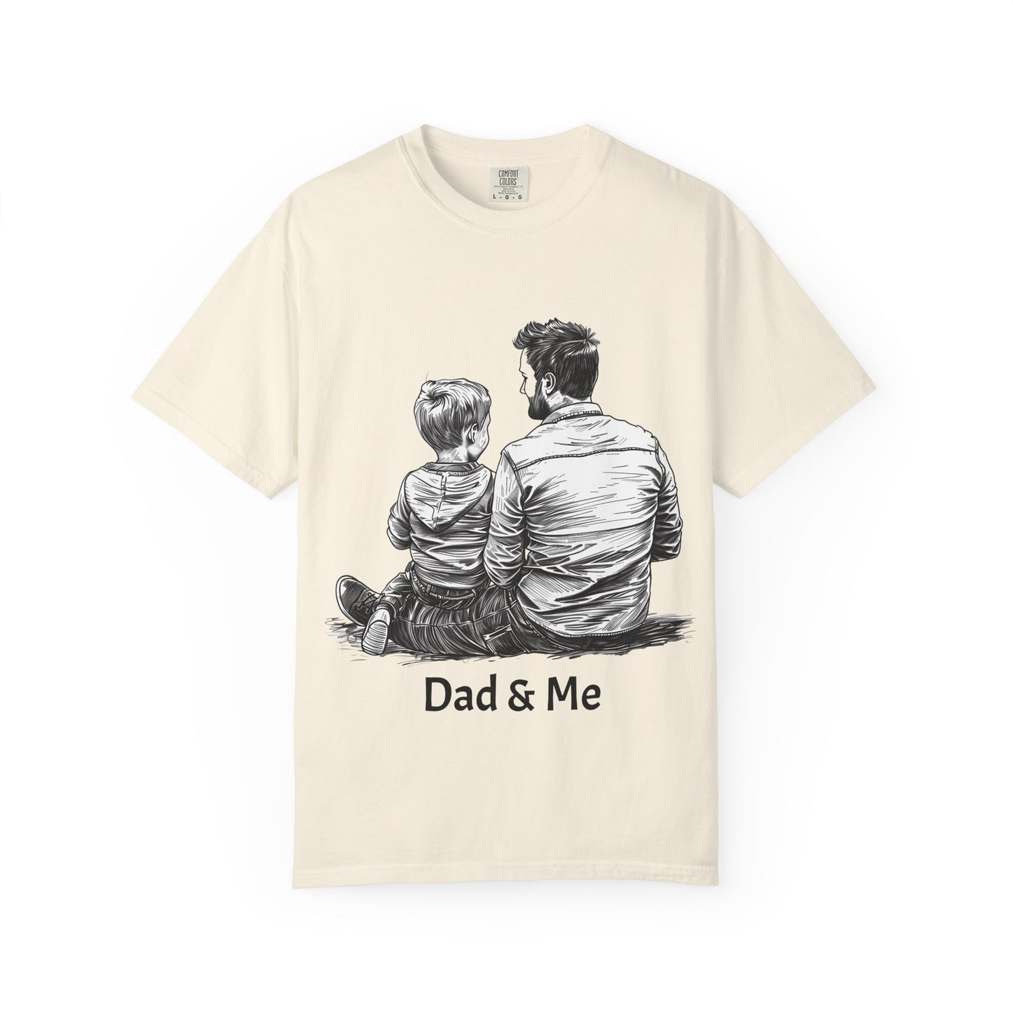 Dad & Me Unisex Garment-Dyed T-Shirt - Perfect Gift for Father's Day and Family Occasions