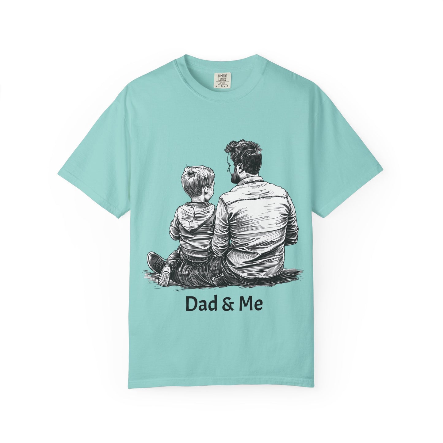 Dad & Me Unisex Garment-Dyed T-Shirt - Perfect Gift for Father's Day and Family Occasions