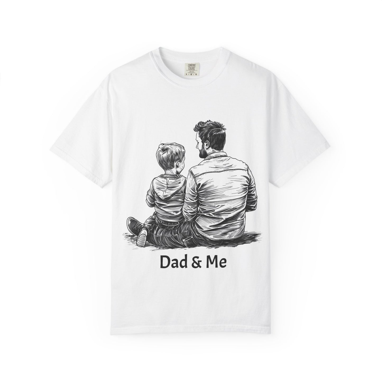 Dad & Me Unisex Garment-Dyed T-Shirt - Perfect Gift for Father's Day and Family Occasions