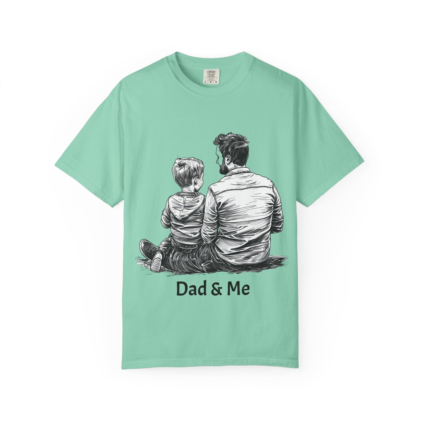 Dad & Me Unisex Garment-Dyed T-Shirt - Perfect Gift for Father's Day and Family Occasions