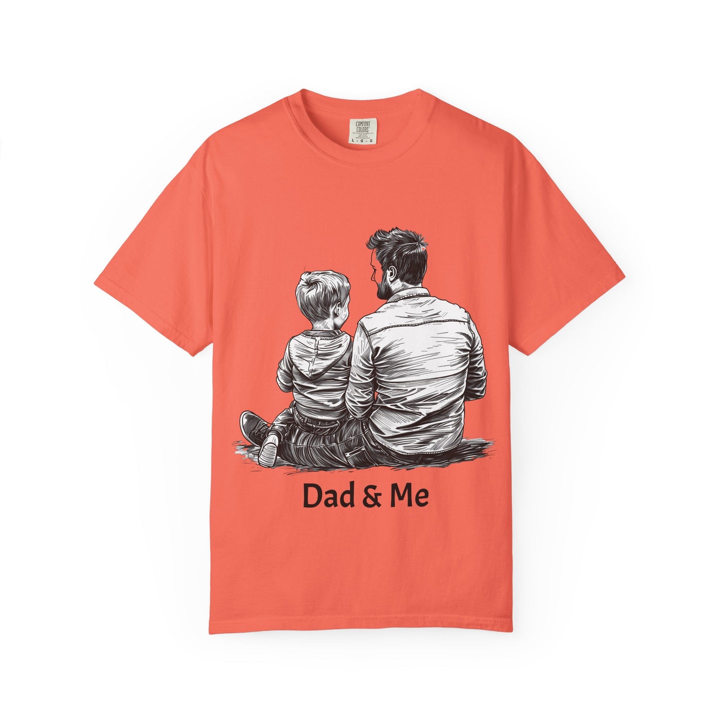 Dad & Me Unisex Garment-Dyed T-Shirt - Perfect Gift for Father's Day and Family Occasions
