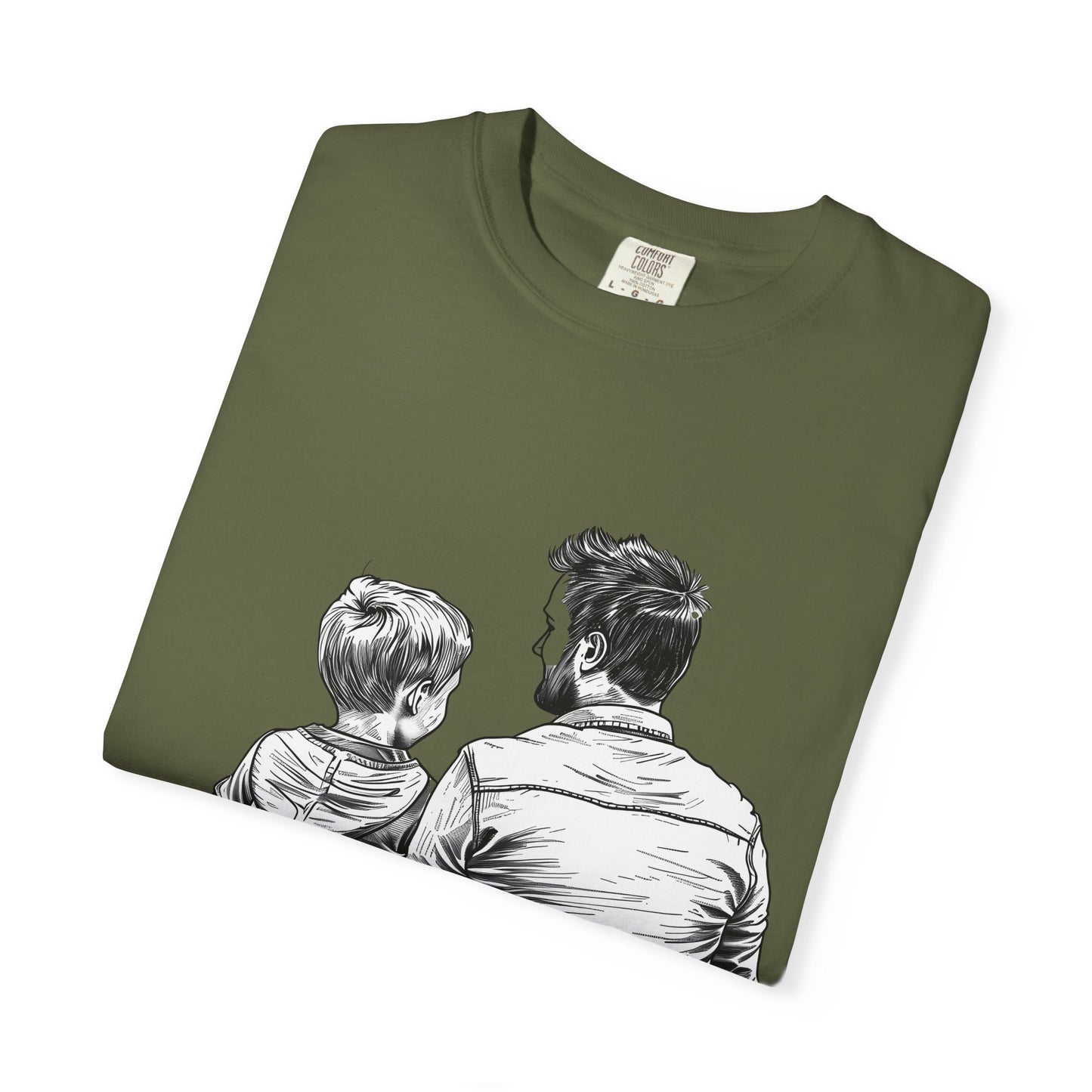 Dad & Me Unisex Garment-Dyed T-Shirt - Perfect Gift for Father's Day and Family Occasions