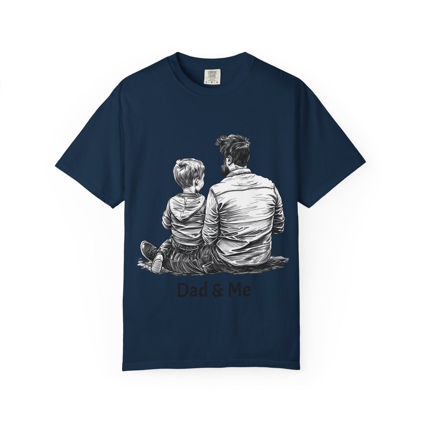 Dad & Me Unisex Garment-Dyed T-Shirt - Perfect Gift for Father's Day and Family Occasions