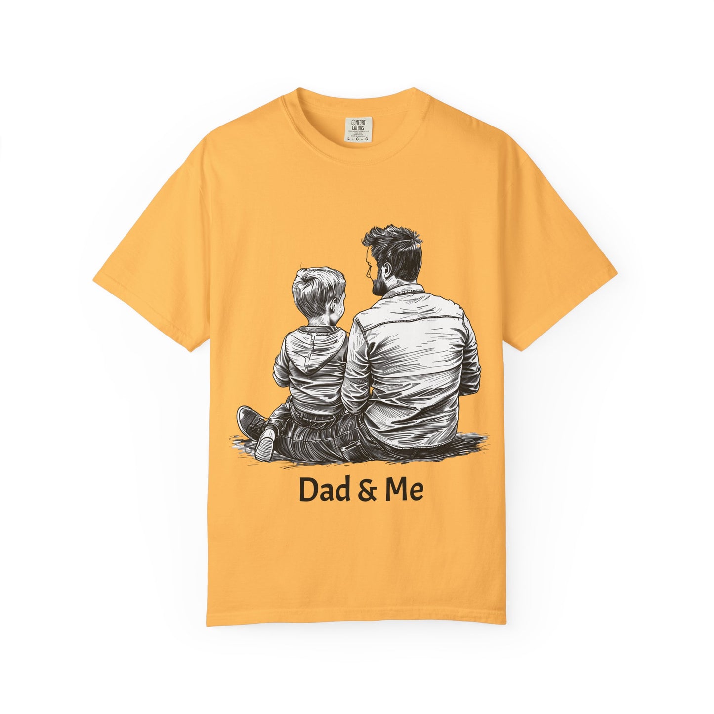 Dad & Me Unisex Garment-Dyed T-Shirt - Perfect Gift for Father's Day and Family Occasions