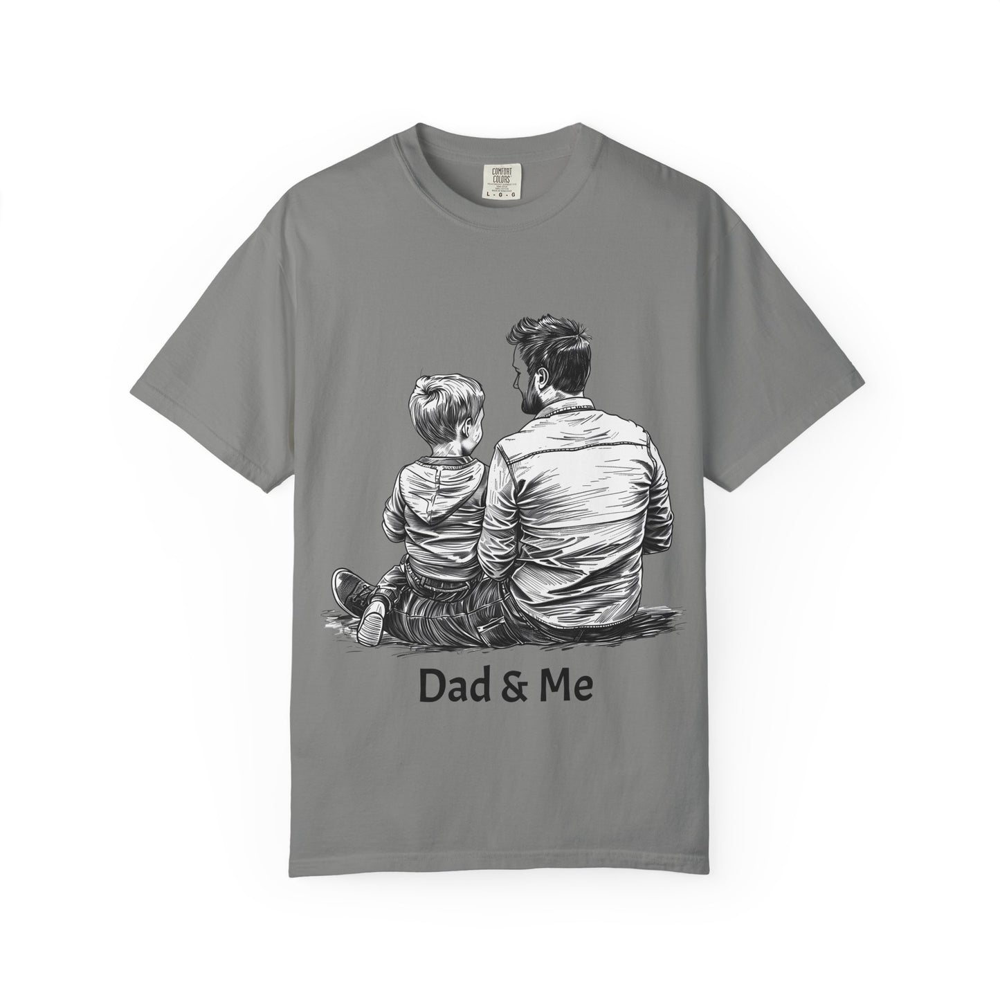 Dad & Me Unisex Garment-Dyed T-Shirt - Perfect Gift for Father's Day and Family Occasions