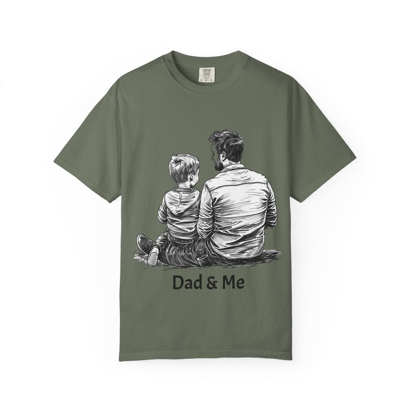 Dad & Me Unisex Garment-Dyed T-Shirt - Perfect Gift for Father's Day and Family Occasions
