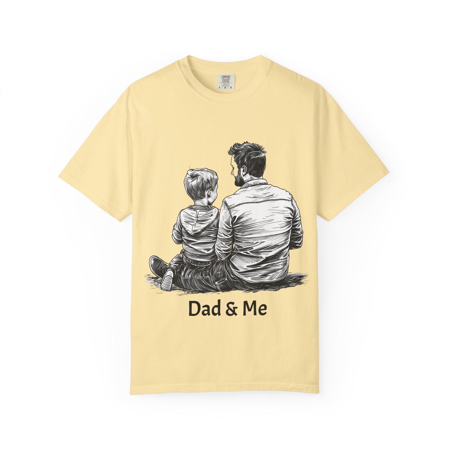 Dad & Me Unisex Garment-Dyed T-Shirt - Perfect Gift for Father's Day and Family Occasions