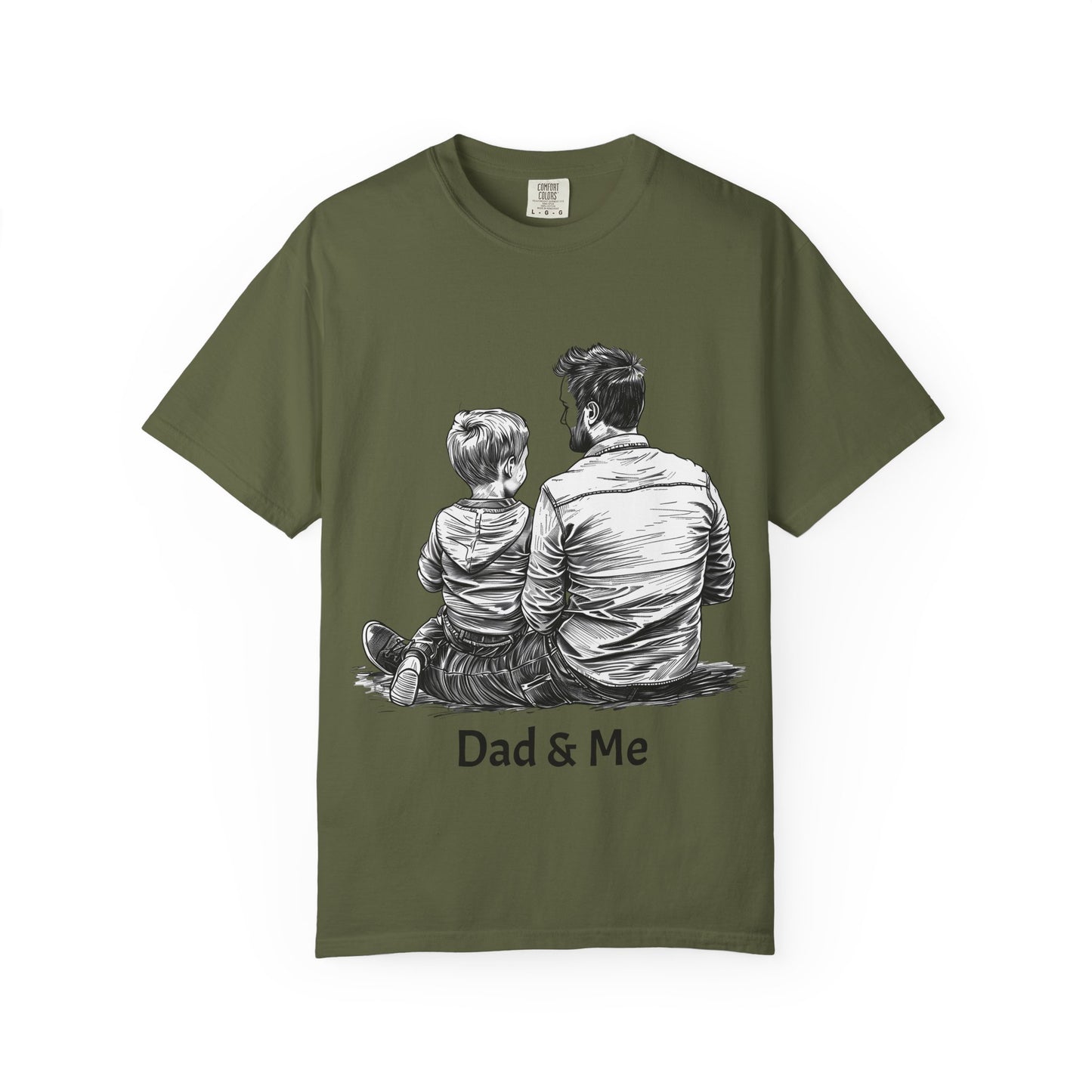 Dad & Me Unisex Garment-Dyed T-Shirt - Perfect Gift for Father's Day and Family Occasions