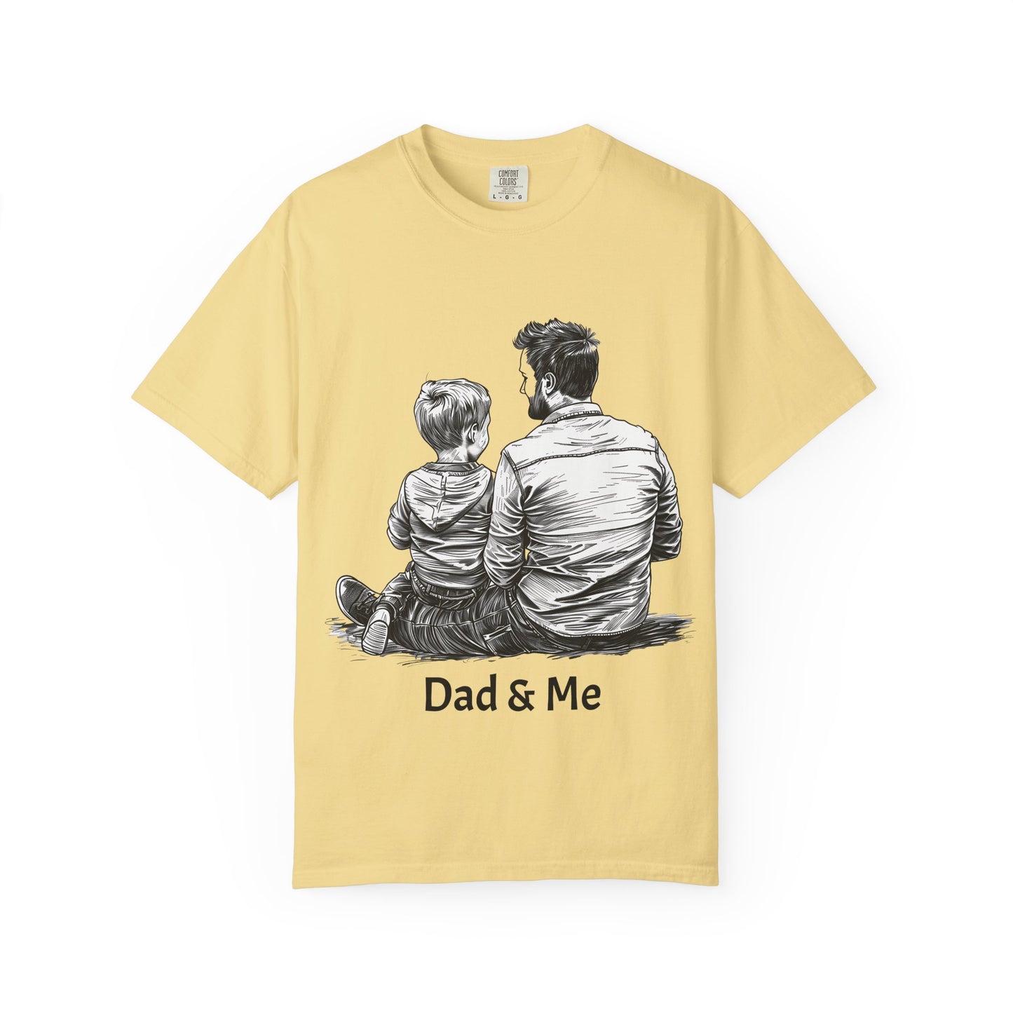 Dad & Me Unisex Garment-Dyed T-Shirt - Perfect Gift for Father's Day and Family Occasions