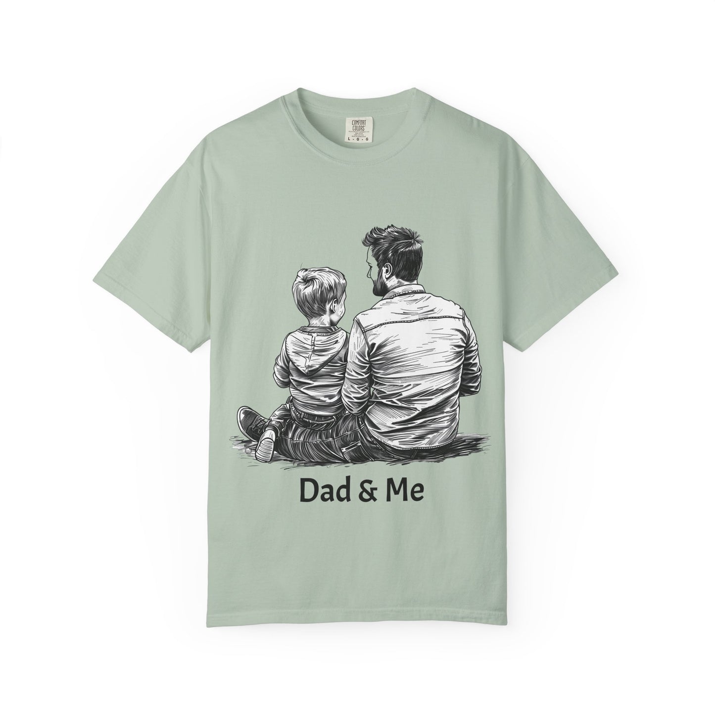 Dad & Me Unisex Garment-Dyed T-Shirt - Perfect Gift for Father's Day and Family Occasions