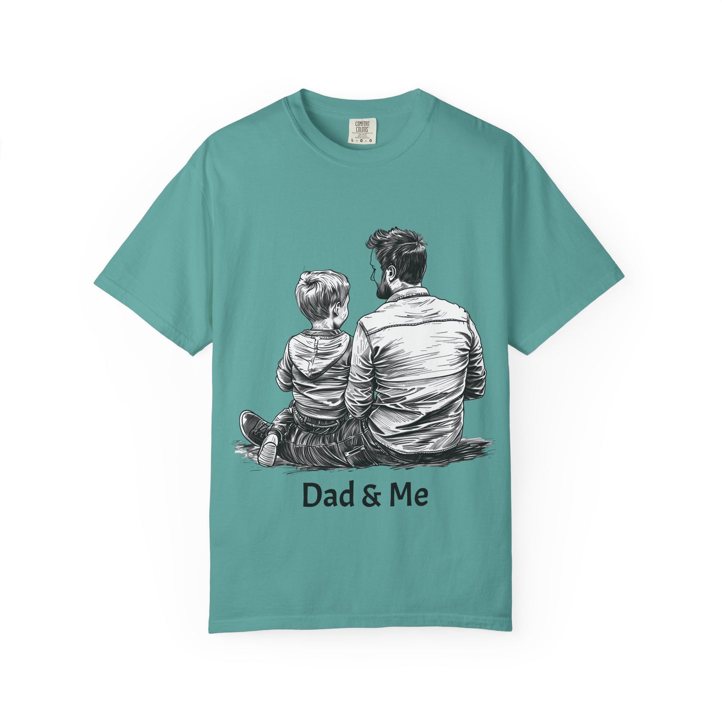 Dad & Me Unisex Garment-Dyed T-Shirt - Perfect Gift for Father's Day and Family Occasions