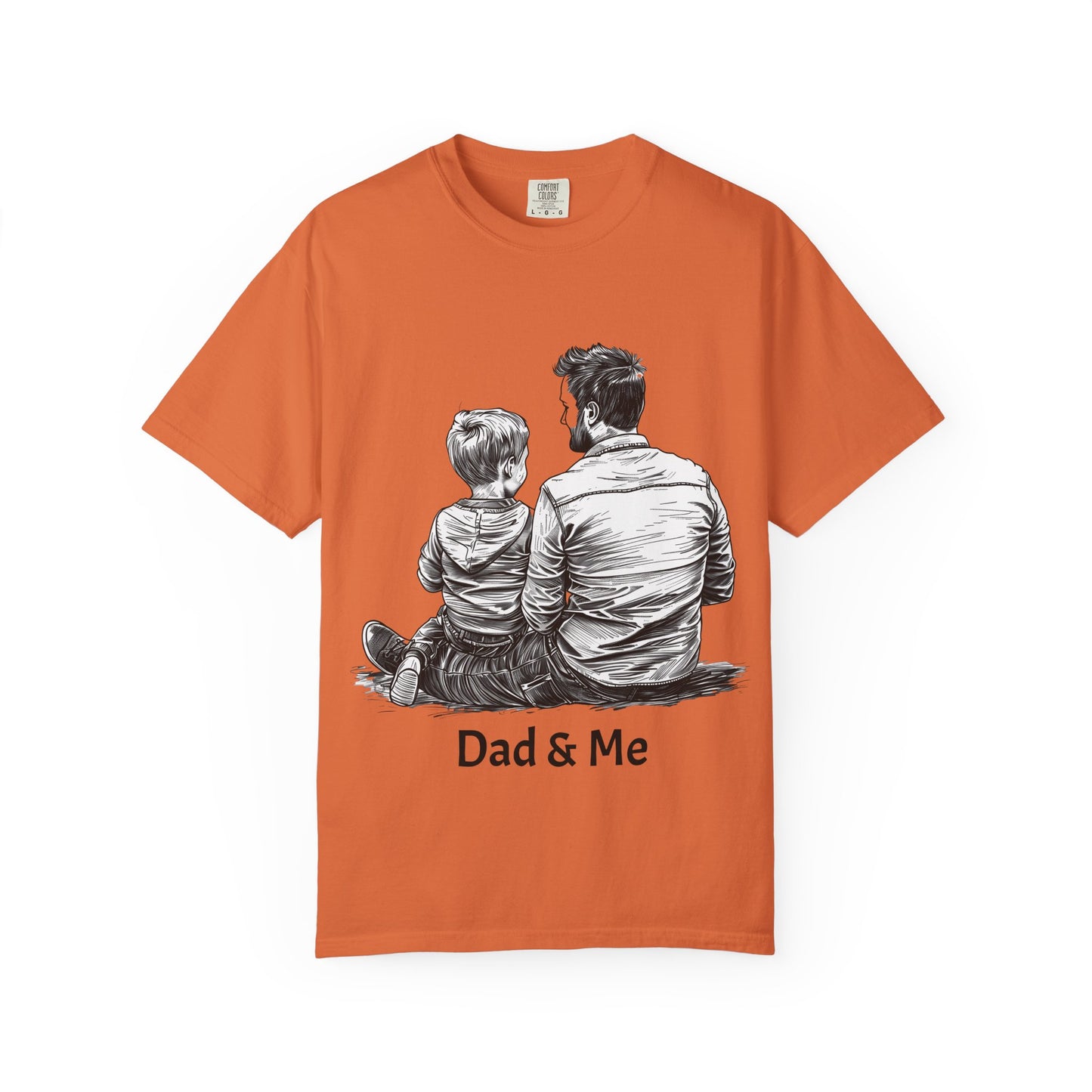 Dad & Me Unisex Garment-Dyed T-Shirt - Perfect Gift for Father's Day and Family Occasions